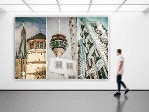 Acryl Panoramabilder aus Düsseldorf. Kunst Bilder, Motive und Ansichten
