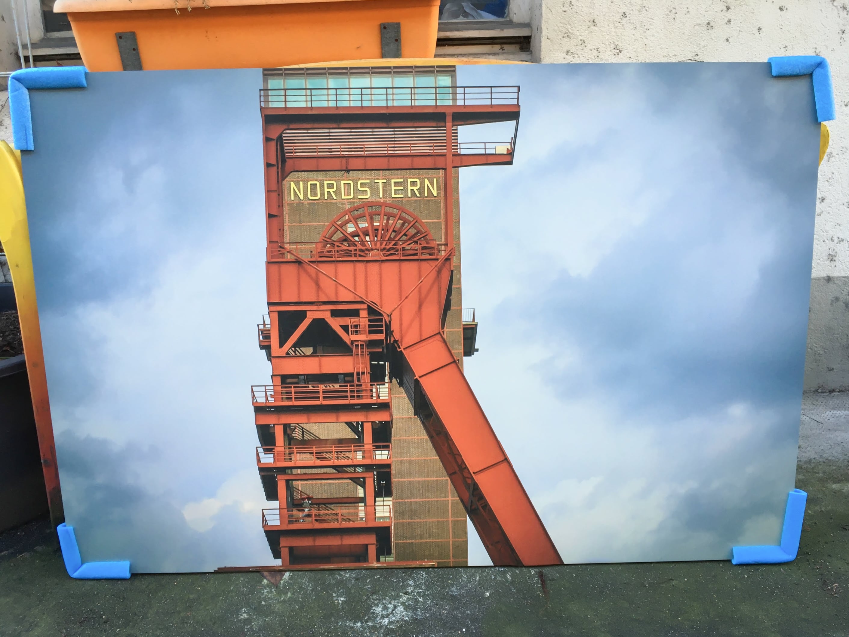 Kunstbild auf AluDiBond in 120x80cm