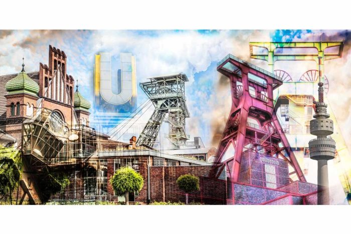 Bild Ruhrgebiet Panorama Collage | Pott meets Pop-Art