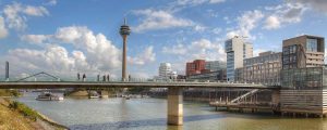 Düsseldorf Fotoart Medienhafen | Kunst Panorama Ansicht Hafen