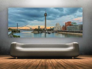 Fotografie Medienhafen Düsseldorf - Rhein Ansichten & Kunst