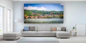 Heidelberg Panorama Bilder und Pop-Art Kunstwerke auf Art Leinwand