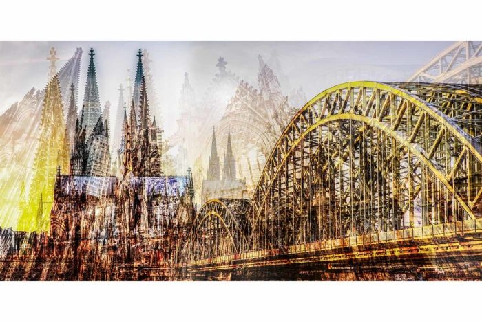 Kölner DOM Panorama Collage | Moderne Köln Bilder