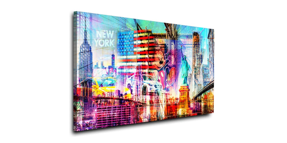 New York Wandbilder und Pop-Art Acrylbilder und Bürokunst Art