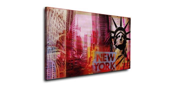 Pop-Art New York Kunst Bild und moderne Pop Art Kunst Collage