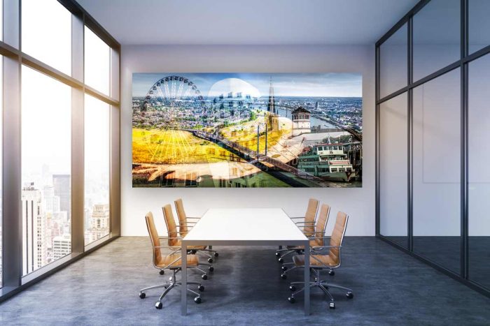 Schallschutzbilder Büro und Panorama Pop-Art Bürokunst Bilder und Kunst