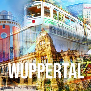 Wuppertal Panorama Bilder und Kunst Collagen