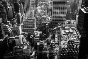 Bild New York, Moderne Foto Kunst der Skyline | Foto Art aus der Stadt New York im Panorama Style