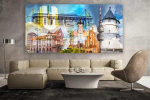 Collage Dortmund - Zechen und Industriekultur aus der Stadt