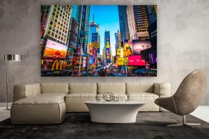 Times Square New York | Kunst Panorama Fotografie aus New York, Pop-Art New York Fotografie, moderne Fotokunst