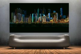 New York City View | Kunst Panorama Collage im Format 3:1