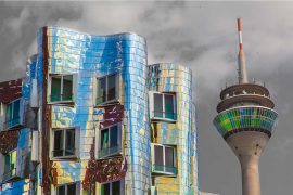 Düsseldorf Edition,Beste Stadt am Rhein | Fotokunst Gehry Building Düsseldorf