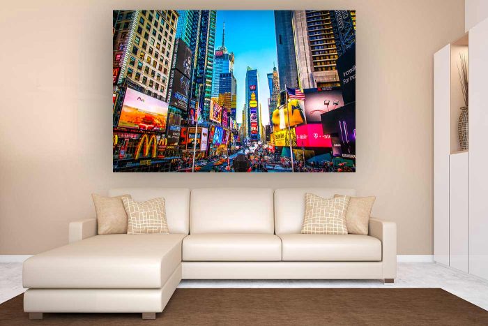 Times Square New York | Kunst Panorama Fotografie aus New York, Pop-Art New York Fotografie, moderne Fotokunst