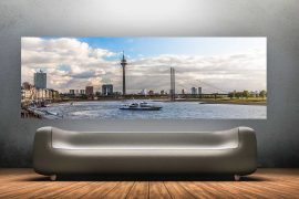 Düsseldorfer Panorama Rheinansicht | Skyline View der Besten Stadt am Rhein
